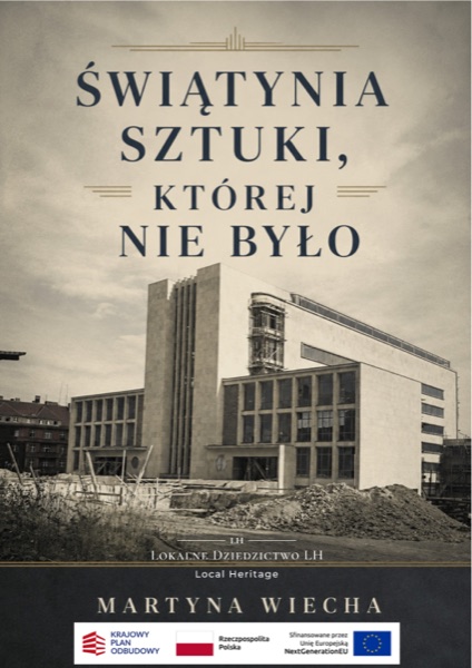 Okładka katalogu „Świątynia sztuki, której nie było”